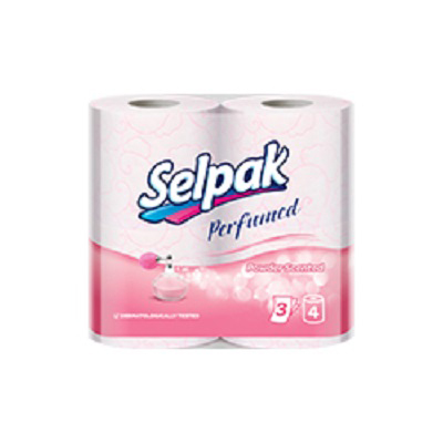 SELPAK WC PAPIER 4 ROL POWDER 3LAAG