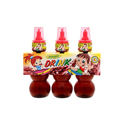 WOOGIE DRINK MET AARDBEIENSMAAK 3X70ML