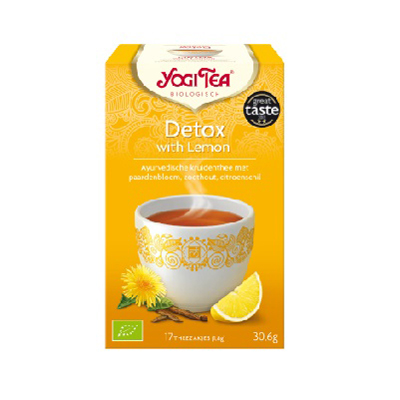 YOGI TEA DETOX LEMON BIO 6X(17 THEEZAKJES)
