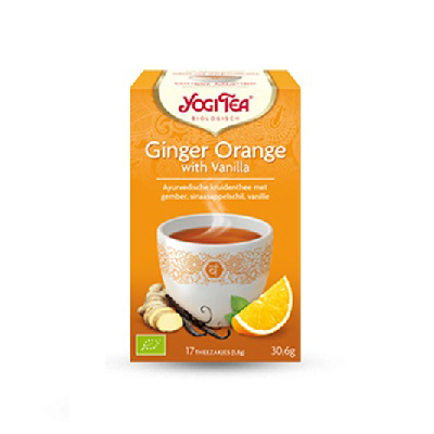 YOGI TEA GINGER ORANGE WITH VANILLA BIO 6X