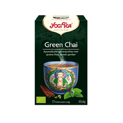 YOGI TEA GREEN CHAI 6X(17 THEEZAKJES
