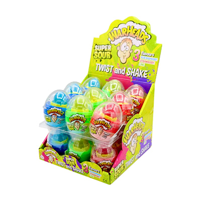 WARHEADS TWIST & SHAKE EGGO 18X18GR