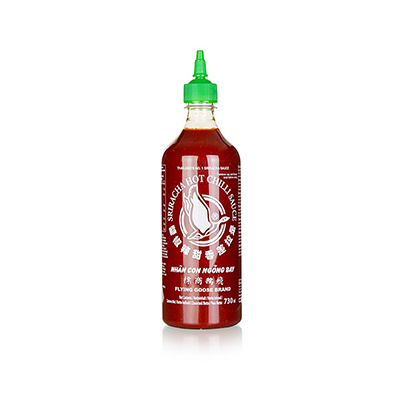 FLYING GOOSE SRIRACHA HOT SAUCE 12X455G GROEN