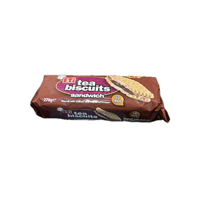 ETI TEA BISCUITS KREMALI SANDWICH 15X270G
