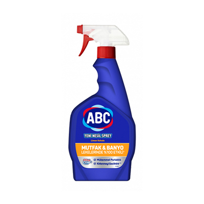 ABC SPRAY - KEUKEN-BADKAMER LEMON 750ML