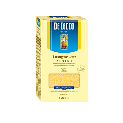 DE CECCO LASAGNE ALL UOVO N.112 12X500G