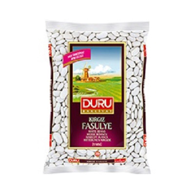 DURU KIRGIZ FASULYE 9MM 12 X 1KG DUNYA LEZZETLERI