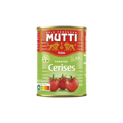 MUTTI KERS TOMATEN CILIEGINI CERISES 6X400GR BLIK