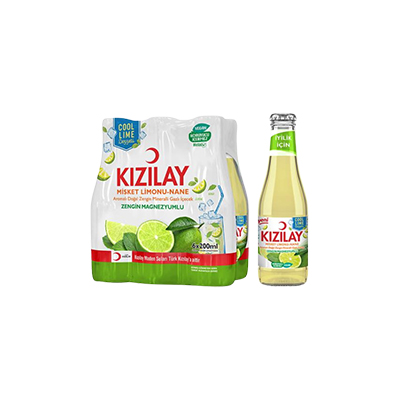 KIZILAY MISKET LIMON MADEN SUYU 24X200CC