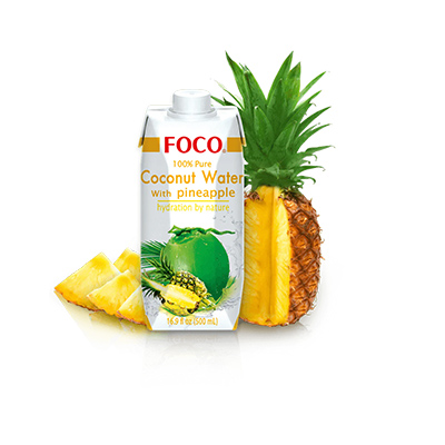 FOCO COCOS WATER ANANAS 12X500ML