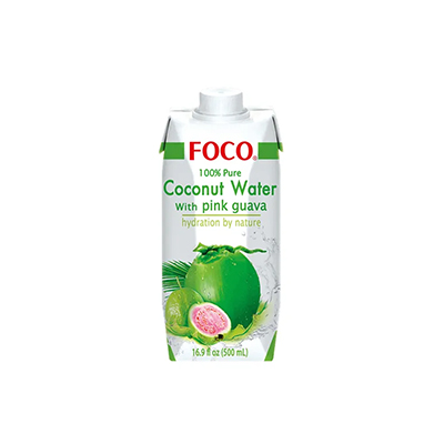 FOCO COCOS WATER GUAVA 12X500ML