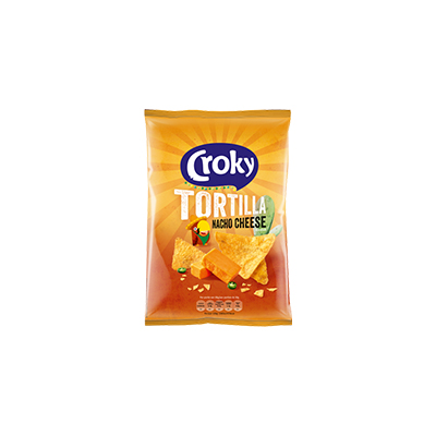 CROKY TORTILLA NACHO CHEESE ZAKJE 20X40GR