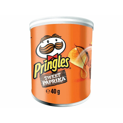 PRINGLES PAPRIKA 12X40GR ORANJE