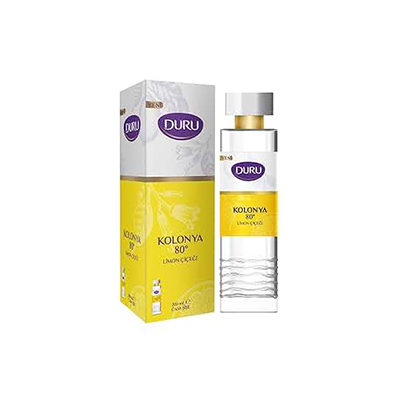 DURU KOLONYA LIMON 12X200ML GLAS
