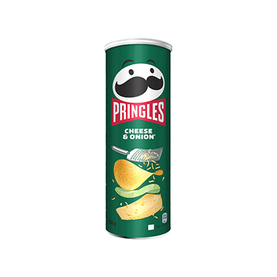 PRINGLES CHEES & ONION 19X165GR