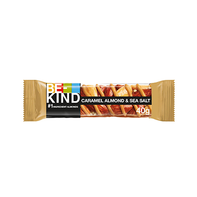 BE-KIND NOTENREEP CARAMEL ALMOND & SEA SALT 12X40G