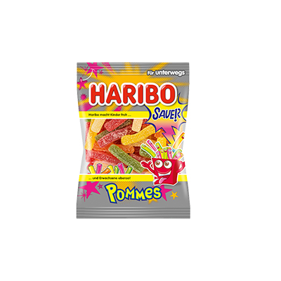 HARIBO POMMES SOUR 24X100GR HELAL