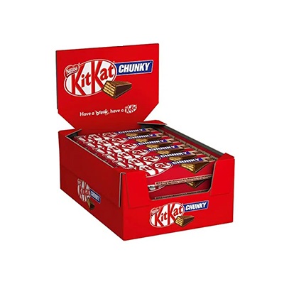 KITKAT CHUNKY ROOD SINGLE 24X40GR
