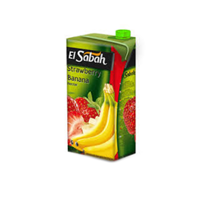 EL SABAH STRAWBERRY BANANA SAP 12X1L