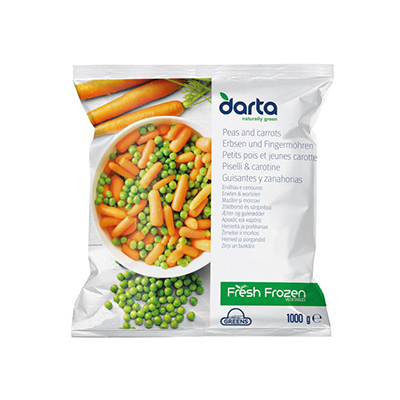 DIEPVRIES JONGE WORTELEN EN ERWTEN 10X1KG DARTA