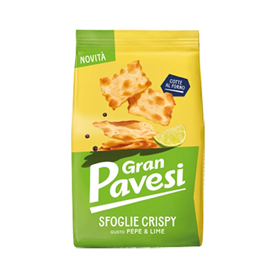 GRAN PAVESI CRACKERS CRACKERS PEPER  LIMON 12X150G