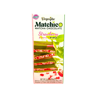 BEYOGLU MATCHA CHOCOLADE STRAWBERRY 6X95G