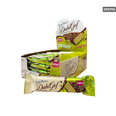 ROSSO BIANCO DUBI GOFRET 24X36G