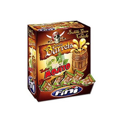 FINI KAUWGUM MOJITO PIRATE BARRELS 200ST