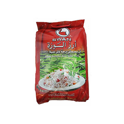 SWAN BASMATI RIJST ALWAZEH 4X4.5KG ROOD DOOS!!