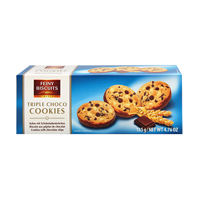 FEINY TRIPLE CHOCO KOEKJES 20X135GR