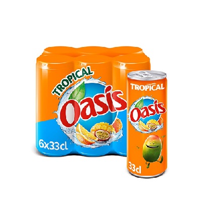 OASIS TROPICAL 24X330ML STAT BLIK