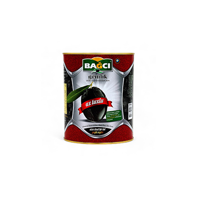 BAGCI SIYAH ZEYTIN AZ TUZLU 16X500GR OVAL