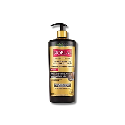 BIOBLAS SHAMPOO ZWART KNOFLOOK 6X1000ML