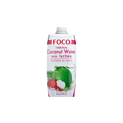 FOCO COCOS WATER LYCHEE 12X500ML