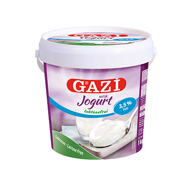 GAZI LAKTOZSTUZ YOGHURT 3,5% 6X1KG