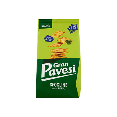 GRAN PAVESI CRACKERS PESTO 16X180GR