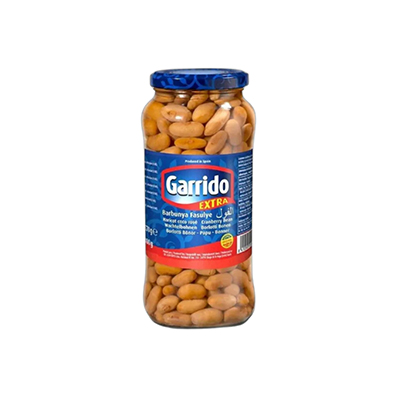 GARRIDO HASLANMIS BARBUNYA FASULYE 12X580ML GLAS