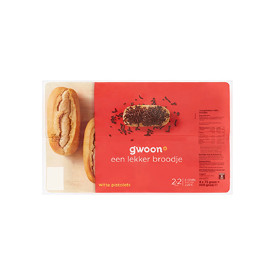 GWOON PISTOLET WIT 4ST 15X300G AFBAKBROOD