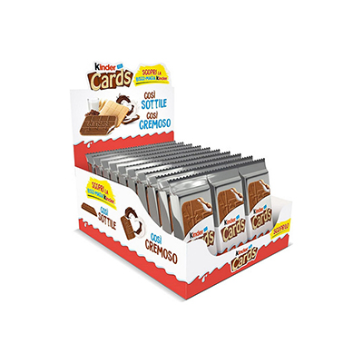 FERRERO KINDER CARDS 2 ER 30X25,6GR KASSA DISPLAY