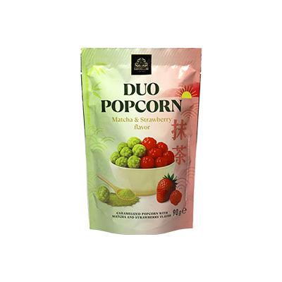 BARDOLLINI MATCHA-STRAWBERRY DUO POPCORN 20X90G
