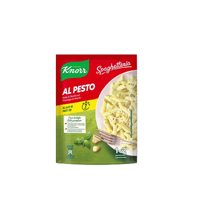 KNORR PASTA FUSILLI PESTO 12X65G BEKER