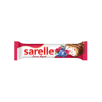 SARELLE ORMAN MEYVELI GOFRET 20X33GR MOR
