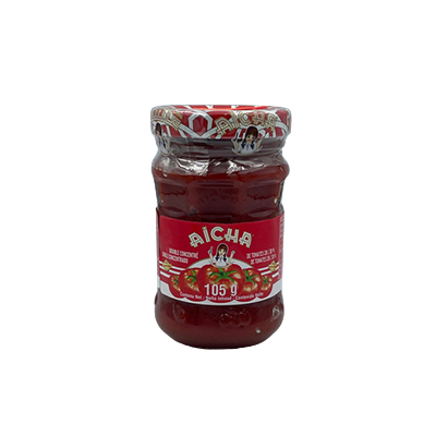 AICHA TOMATEN PUREE 24X105G GLAS