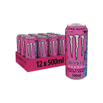 MONSTER ULTRA FANTASY RUBY 12X500ML STATIEGELD