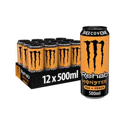 MONSTER REHAB TEA PEACH 12X500ML STATIEGELD