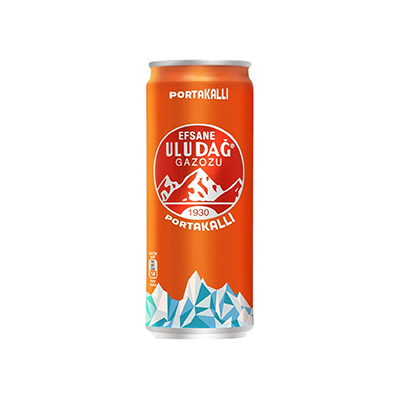 ULUDAG PORTAKAL GAZOZ 24X330ML BLIK
