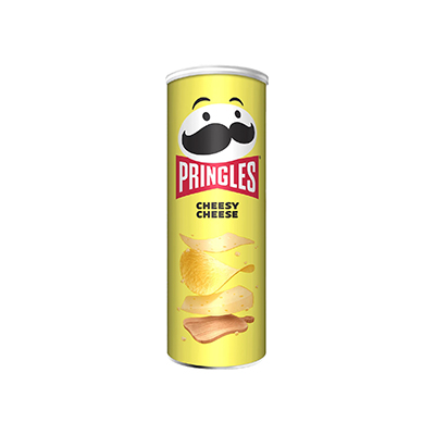 PRINGLES CHEESY 19X165GR GEEL