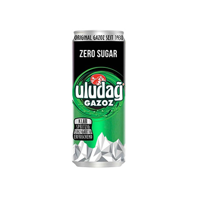 ULUDAG GAZOZ EFSANE ZERO 24X330ML BLIK