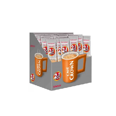 CAFE CROWN 2 IN 1 SUIKERVRIJ 24X11G