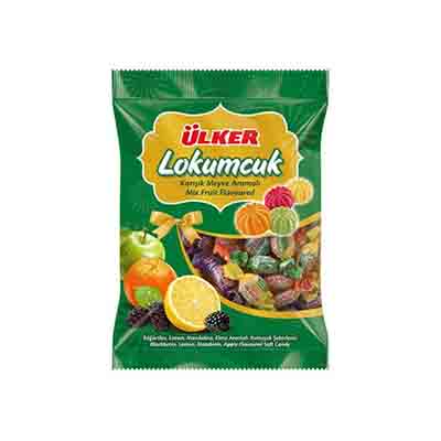 ULKER LOKUMCUK SEKER KARISIK MEYVE 24X225GR